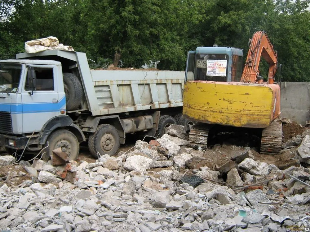 Вывоз бетонного боя и утилизация в Улане-Удэ в октябре